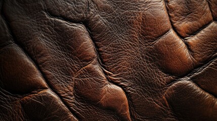 Poster - Abstract leather texture on a blank background