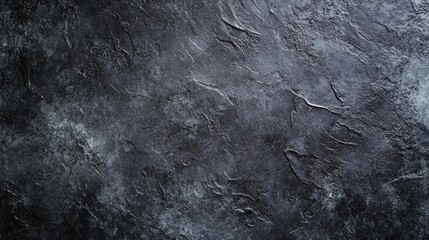 Poster - Black anthracite gray stone concrete surface texture background