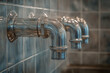© Dmitriy - Water faucet in the bathroom close up abstract background.....