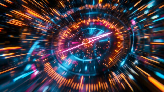 Vibrant Abstract Motion Background Design