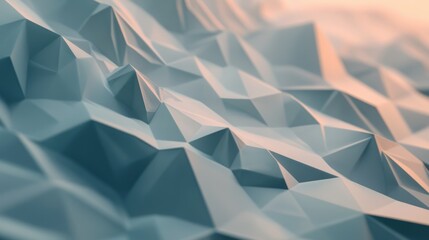 Poster - Abstract Geometric Background with Triangular Shapes