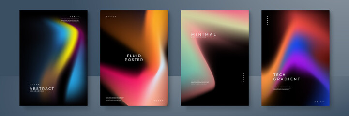 Elegant Abstract and Minimal Gradient Poster. Perfect for modern tech themes, minimalistic art, and creative backgrounds in digital projects