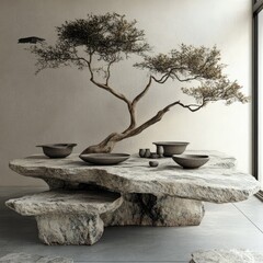Leinwandbilder - Creative Zen-Like Organic Showcase