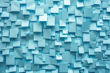 Poster - Abstract Blue Square Pattern Background