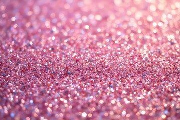 Wall Mural - sparkling pink glitter texture for festive backgrounds and creative design projects.