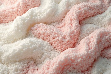 Wall Mural - soft textured abstract background with pink and white curves for creative design concepts.