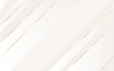 Leinwandbilder - abstract background Geometric white Oblique line and gold lines,used in graphic illustration work media or others ,2d  illustration