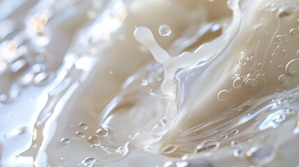Fototapete - Gel texture with light reflection and hydrating properties