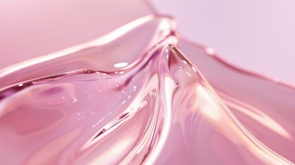 Fototapete - Gel texture with light reflection and hydrating properties