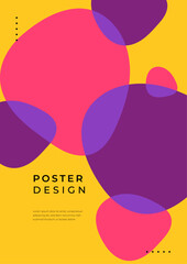 Poster - Abstract Geometric Poster Designs in Vibrant Colors. Abstract geometric posters featuring colorful shapes and modern designs. Ideal for creative projects, contemporary art displays, or trendy decor