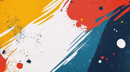 Fototapete - Colorful background with bright colors creates a fun and lively atmosphere, perfect for creative projects.