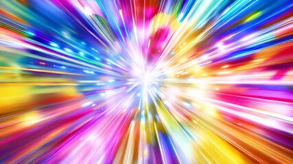 Poster - Witness a dazzling display of colors radiating in a harmonious blend, creating a lively atmosphere that captivates the senses and inspires wonder