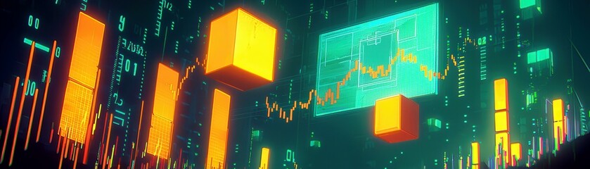 Poster - Digital Artwork of Strategic Planning Visualization
