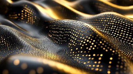 Poster - Abstract luxury background of metal with black and gold color, Ai