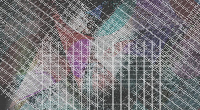 Abstract colorful background of acrylic paints in color tones. color pattern template with shapes