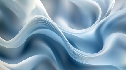 Fototapete - A fluid abstract background with wavy lines and gradients, creating a sense of movement and fluidity in your designs.