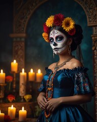 Catrina/Day of the Dead/Festival/Skull