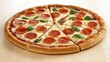 © Pricha.RT - Close-up of Neapolitan pizza with golden crust, fresh tomatoes, mozzarella, and basil, ready to eat