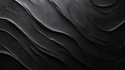 Poster - The black background has a texture with a slight grain effect, adding depth and sophistication to the simple and elegant design.