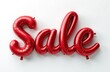 © OksKutsenko - Vibrant red balloon sale decoration for promotional marketing and advertising events