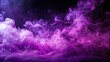 © Chanchai - Minimalist abstract background with purple light smoke