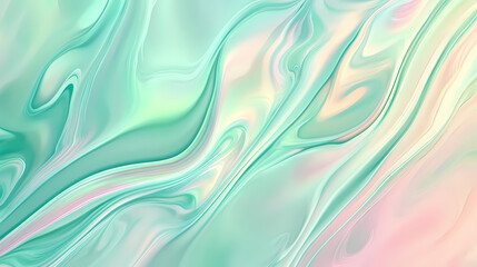 Wall Mural - Abstract gradient green pastel background. bright sweet multi-colored background. Pastel Gradient. Illustration