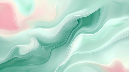 Wall Mural - Abstract gradient green pastel background. bright sweet multi-colored background. Pastel Gradient. Illustration