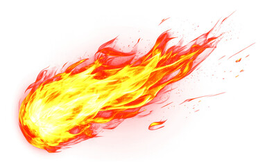 Wall Mural - png fireball flame.