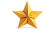 © Maximilian - 3D Origami Golden Star Decoration