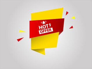 red flat sale banner for hot offer  banner and  poster