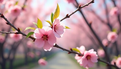 Wall Mural -  Blooming beauty in the springtime