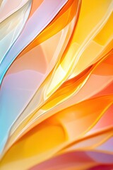 Poster - A Mesmerizing Interplay of Colors in a Fractured Vase Under Soft, Ethereal Light