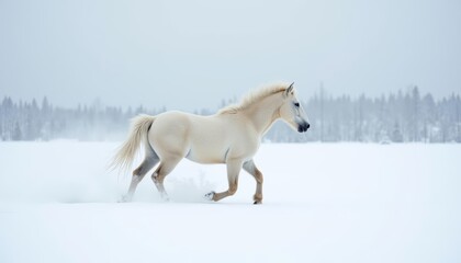 Poster -  Wild beauty in a winter wonderland