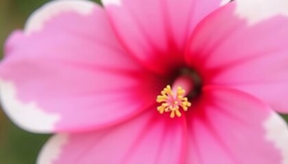 Wall Mural -  Vibrant pink flower in bloom