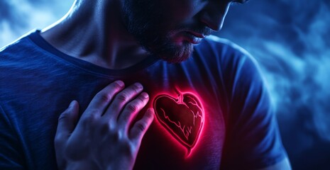 Poster - Illuminated heart a visual journey of emotion and expression in art