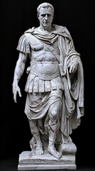  Engaging Marble Statue Representation of Julius Caesar