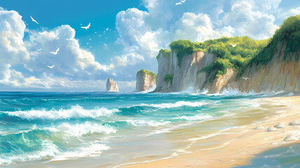 Wall Mural - beach