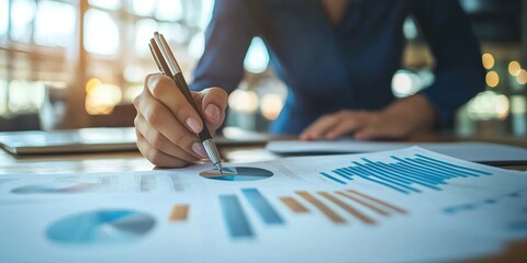Poster - market research analyst conducting surveys to gather consumer insights and formulate strategic recom