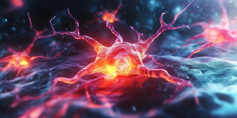 Poster - Vibrant Neurons in a Dynamic Nervous System Background