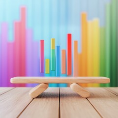 Poster - 3D Concept of Balanced Trade and Asset Exchange