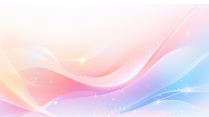 Wall Mural - Modern abstract background with smooth gradient transitions in pastel colors.