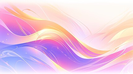 Wall Mural - Modern abstract background with smooth gradient transitions in pastel colors.