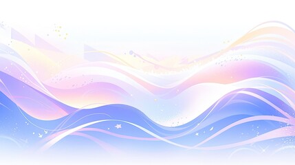 Wall Mural - Modern abstract background with smooth gradient transitions in pastel colors.