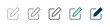 © LUNARA - Edit icon logo design. edit document sign and symbol. edit text icon. pencil. sign up