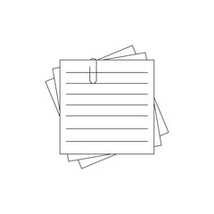 Poster - Stack paper with clip