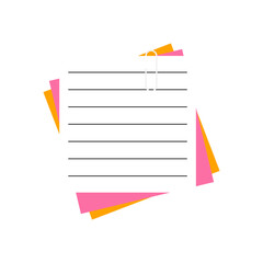 Poster - Stack paper with clip
