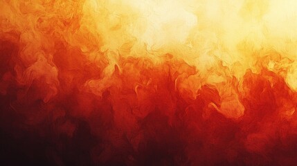 Poster - Warm Abstract Texture in Shades of Red and Gold