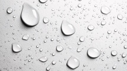 Poster - Water Droplets on Smooth Surface