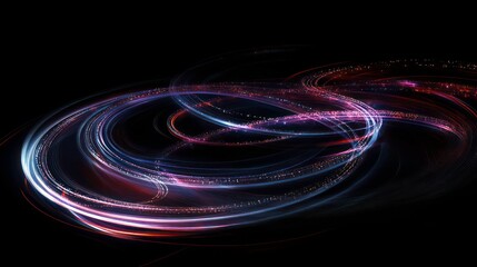 Poster - Abstract image of blurred lights creating a soft, dreamy background effect.