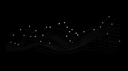 Poster - Abstract Data Visualization with Colorful Dots